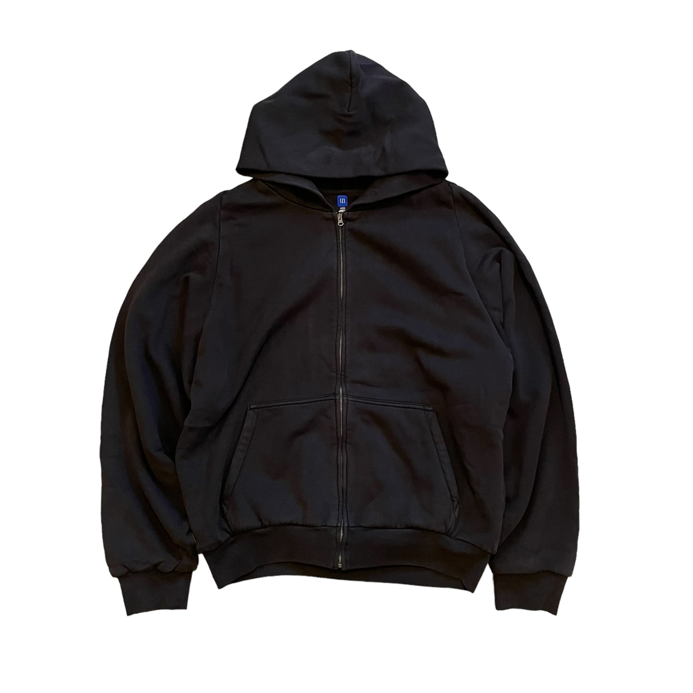 Yeezy Gap zip up hoodie poetic black身幅61センチ - パーカー
