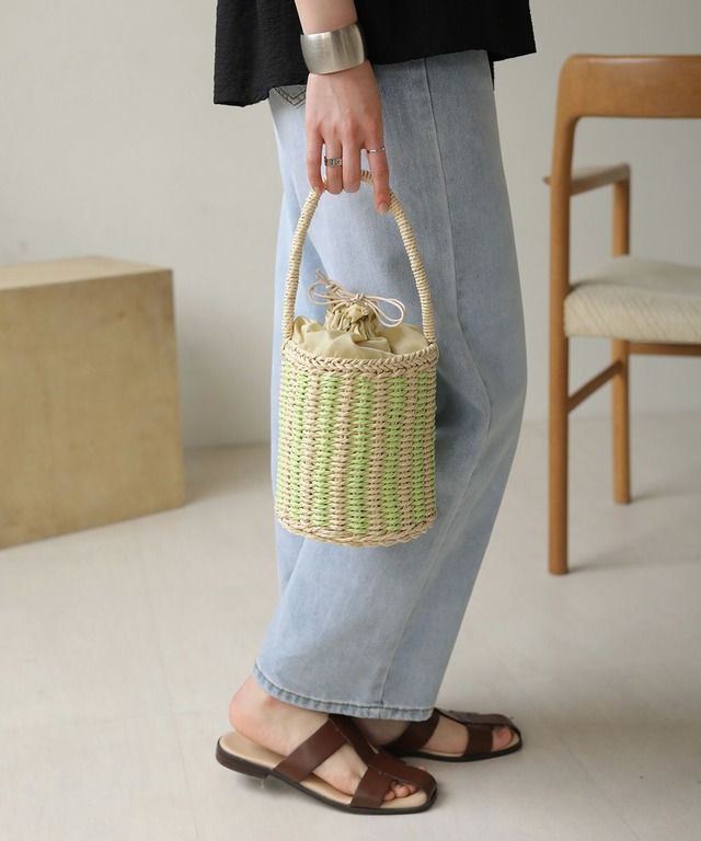 Round Basket Bag (2color）