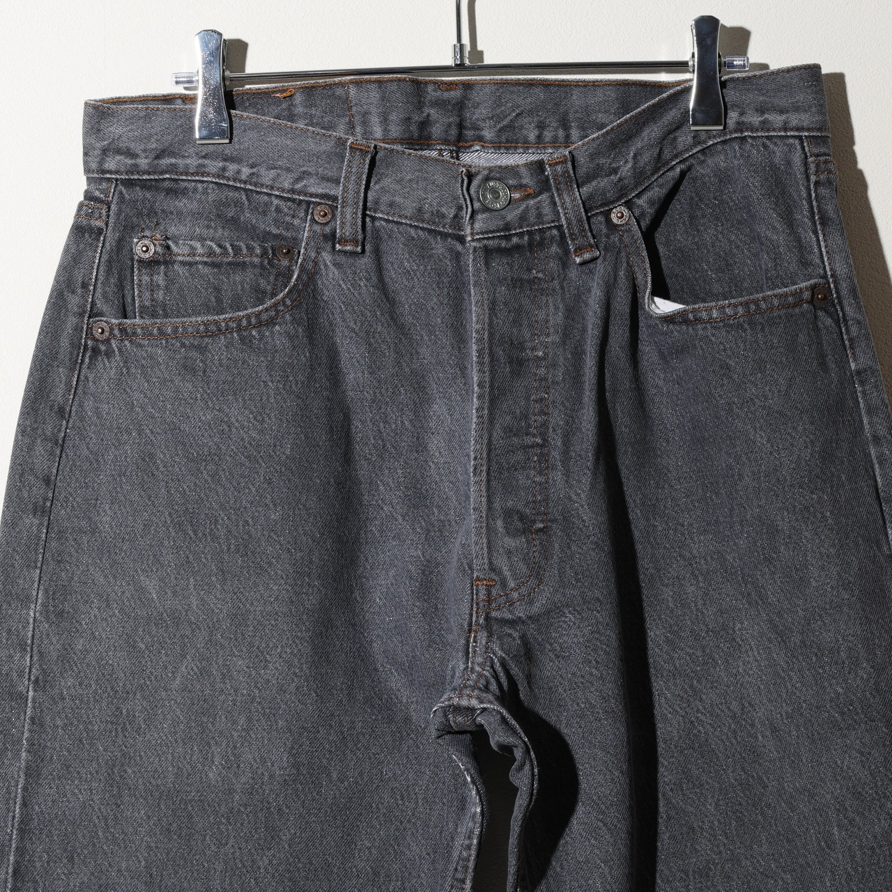 34×30 501-0658 USA 80s 先染めブラックデニムパンツ Levi’s リーバイス 黒