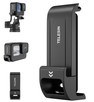 【努力特価】TELESIN Gopro Hero 13 12 11 10 9 用 バッテリーカバー 防雨 防雪 USB Type C 充電ポート クイック取り外し バッテリー蓋 撮影 アクションカメラ アクセサリー
