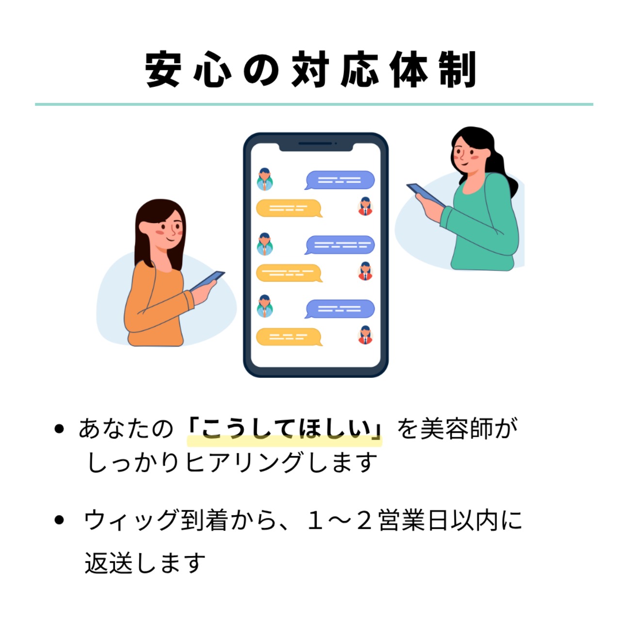 宅配ウィッグケア便【カラー】自社製ウィッグ対象|美容師による人毛ウィッグ専用カラーリングサービス 自宅から送って自然な仕上がりに