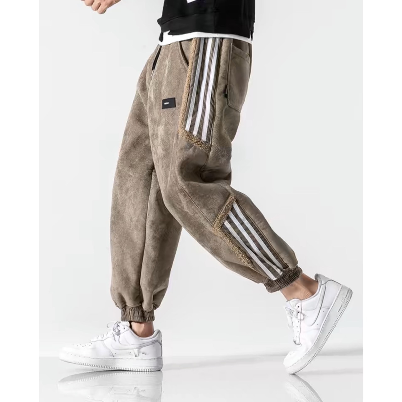 Side line design jogger pants 0035 - 4