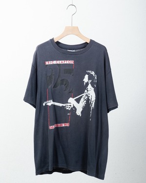 good fade printed T-shirt / "Eric Clapton" / single stitch / Made In USA