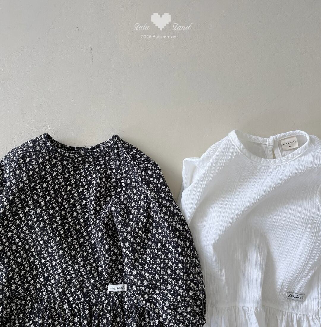 送料無料【予約】/ kidsブルーミングロングワンピース /lalaland