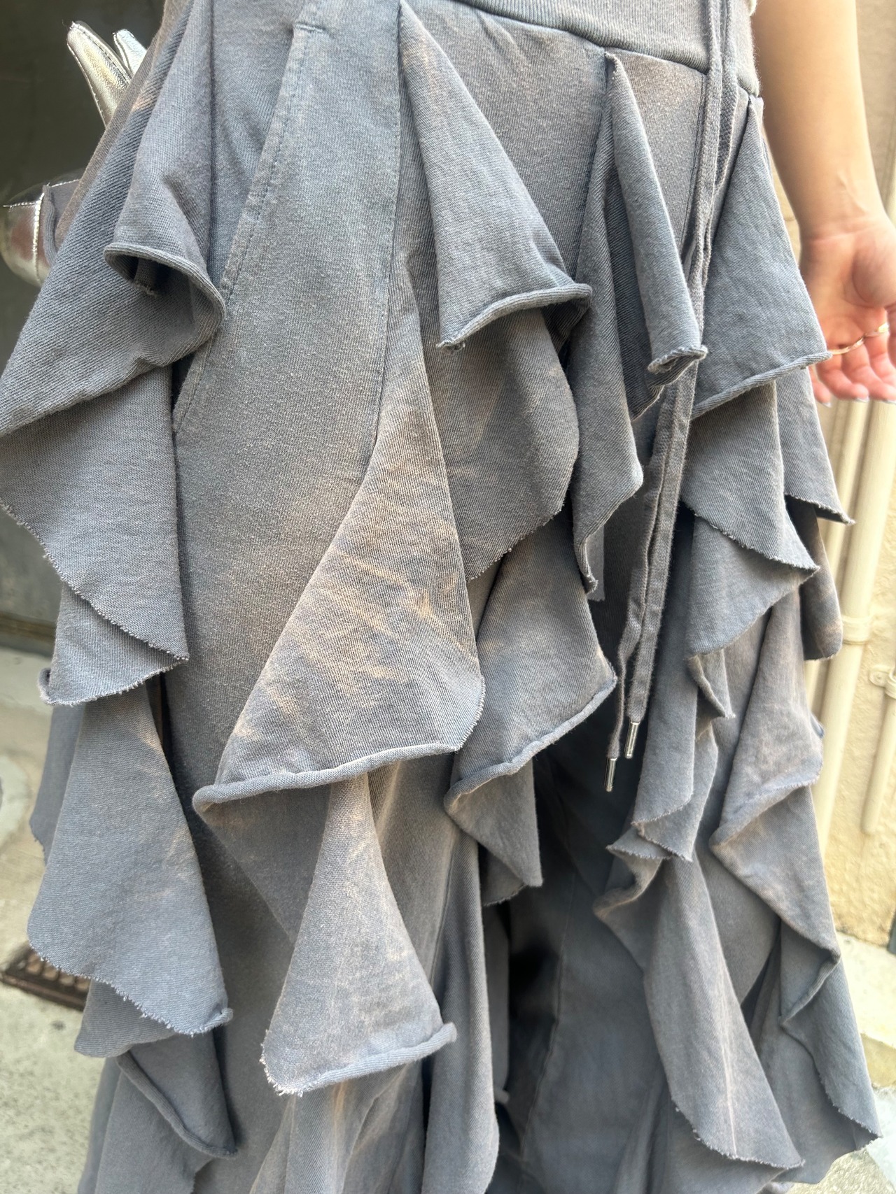 【25SS】BELPER ベルパー / BLEACHED RUFFLE PANTS / ラッフルパンツ - 5