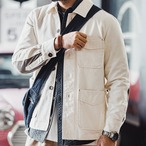 Corduroy Switch Work Jacket Long Sleeve ◇H0162