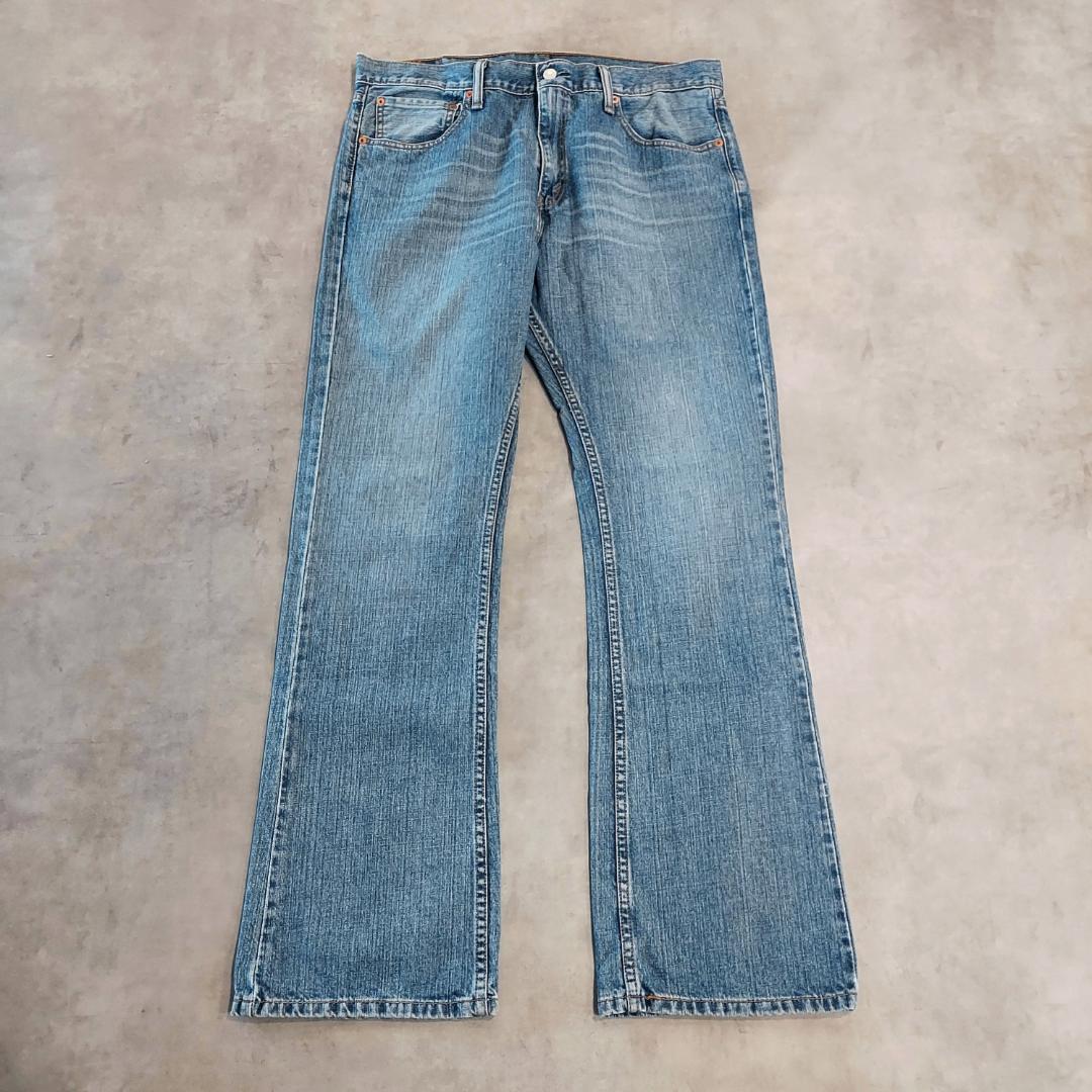 リーバイス527 Levis W36 フレアデニム 青 古着 ブーツ 20210