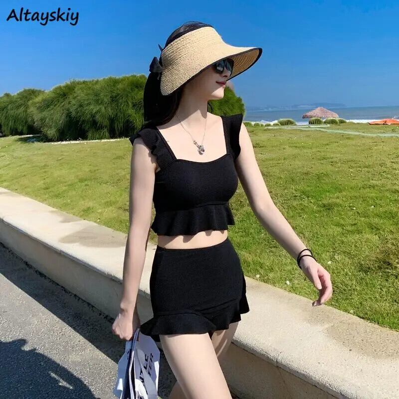 【新作】【送料無料】 ビキニセット女性のセクシーな人気のフィットストリートウェアホリデー水着夏クール薄手の服オールマッチ若い女性カレッジかわいいイン 0348316874194