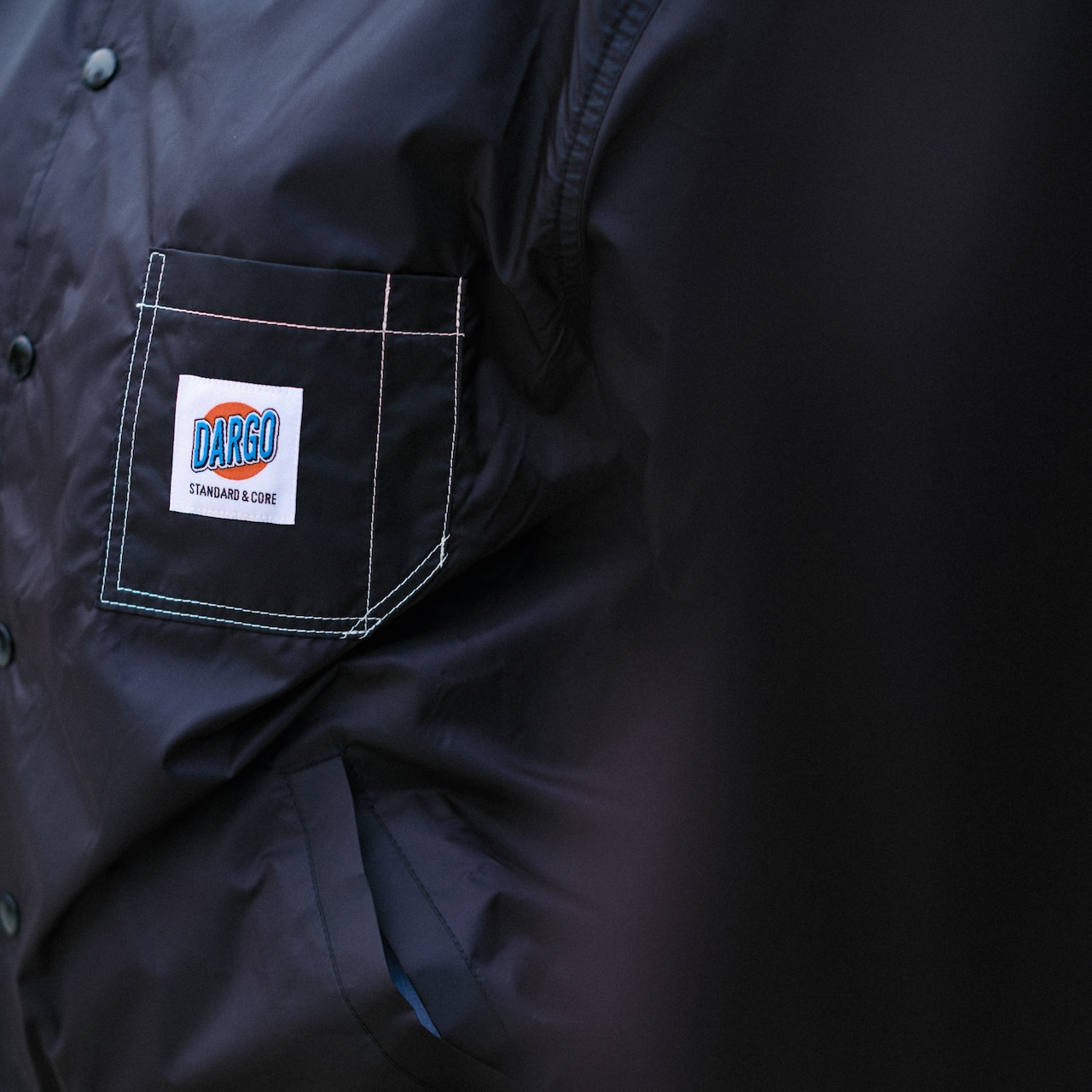 【DARGO】Original Coach Jacket(BLACK)