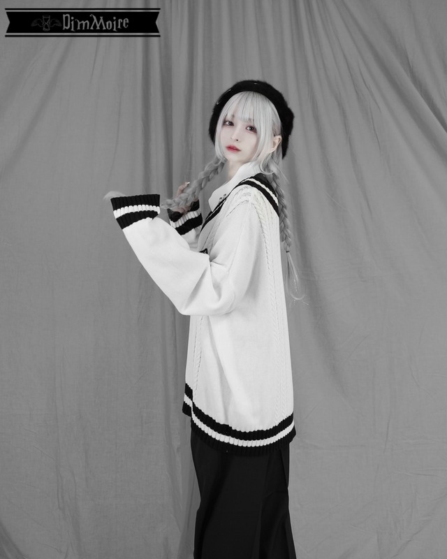 DimMoire学園セーター【White】