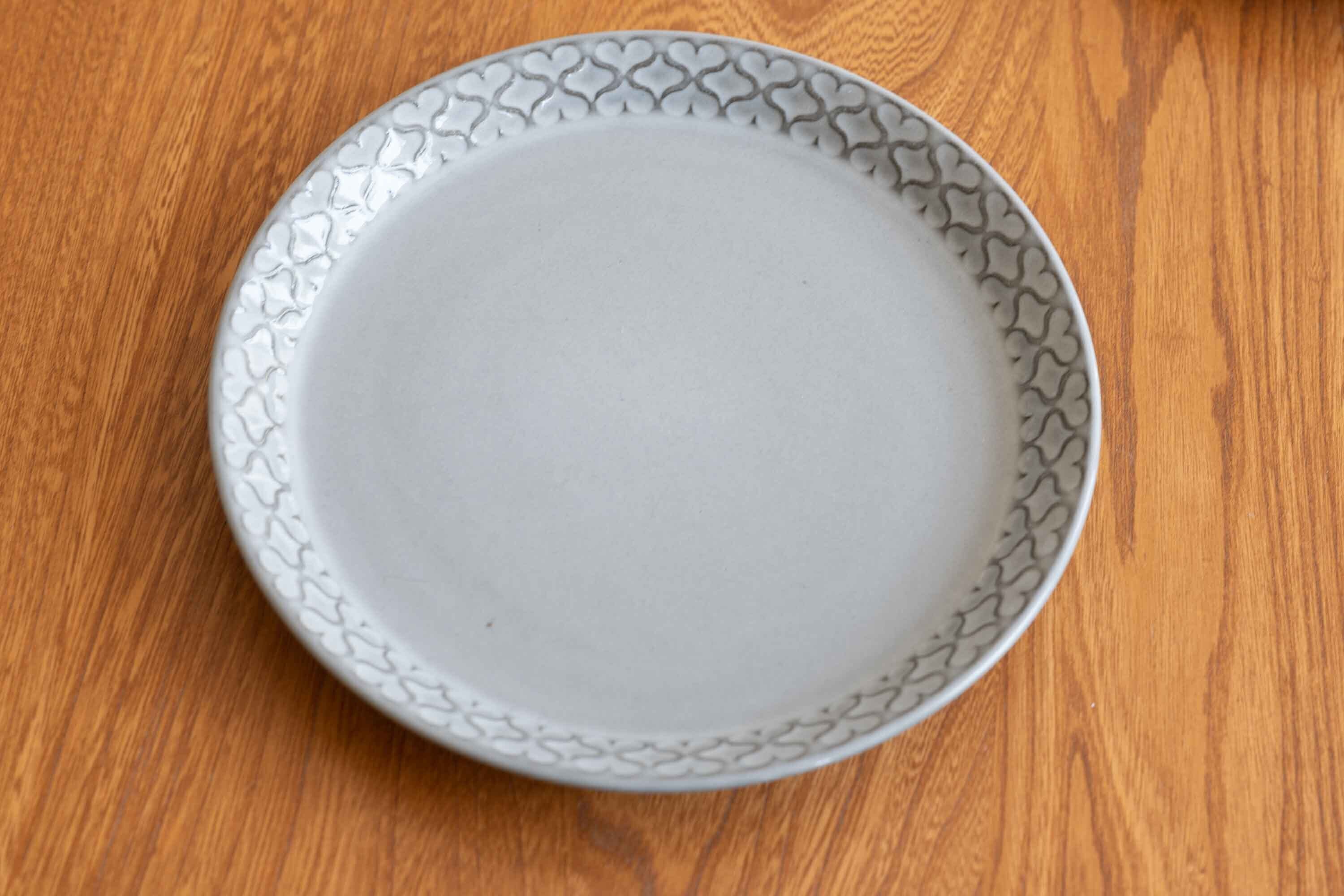 Jens.H.Quistgaard Cordialパターン ケーキプレート グレー 直径16.5㌢