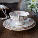 Coalport Rose Floral|コールポート 可憐なローズ柄 アンティークトリオ 訳あり thumbnail 3