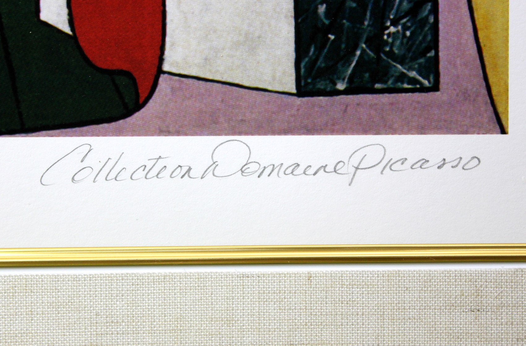 パブロ ピカソ「彫刻家」額縁4色選択可能 作品証明書 展示用フック 限定500部エディション付複製画ジークレ