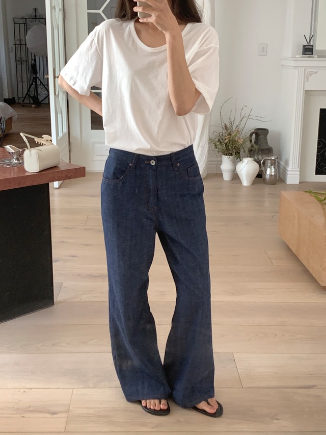 (予約) taffeta / Summer non-fade denim 1color