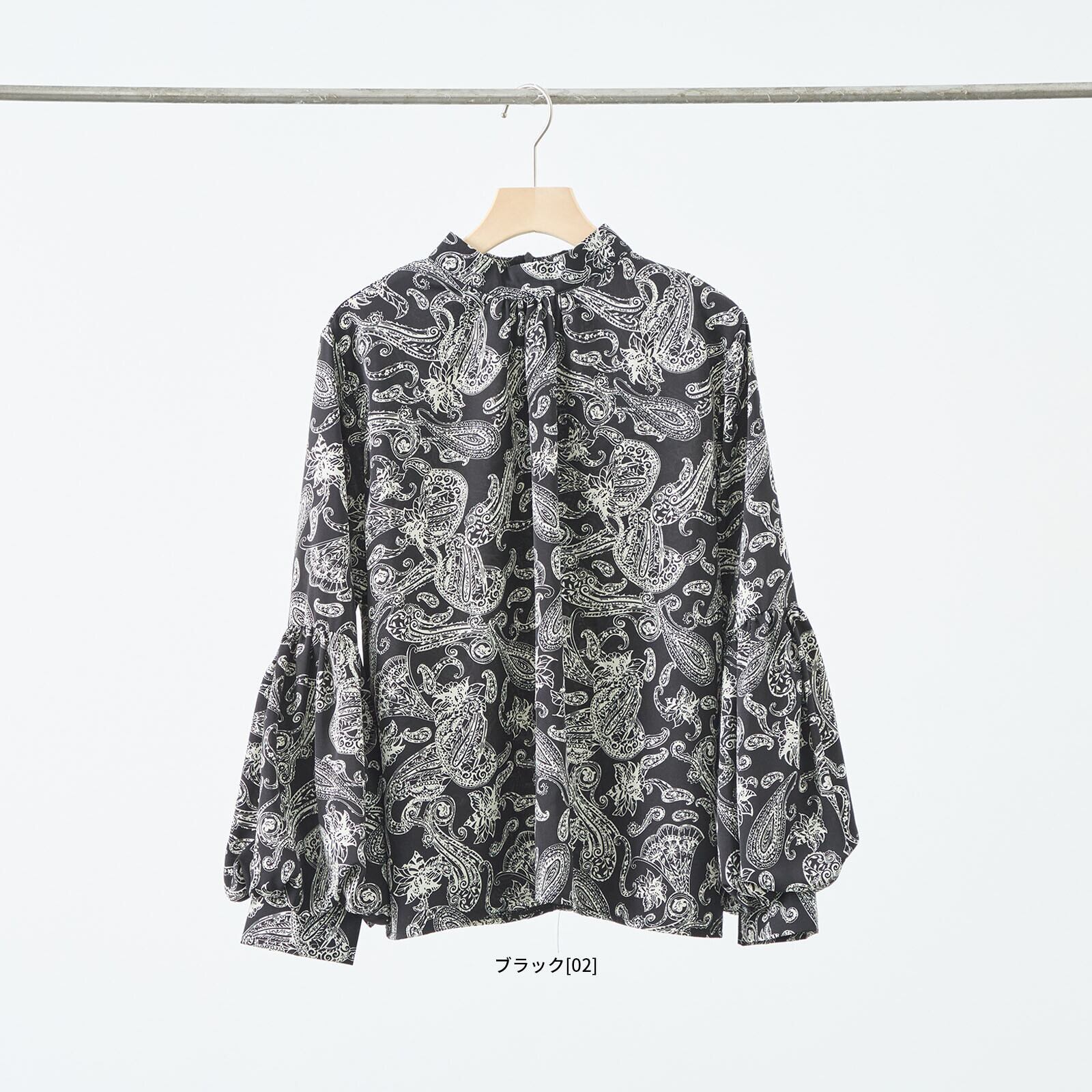 大人可愛いペイズリー柄ブラウス | 日本橋こまち堂