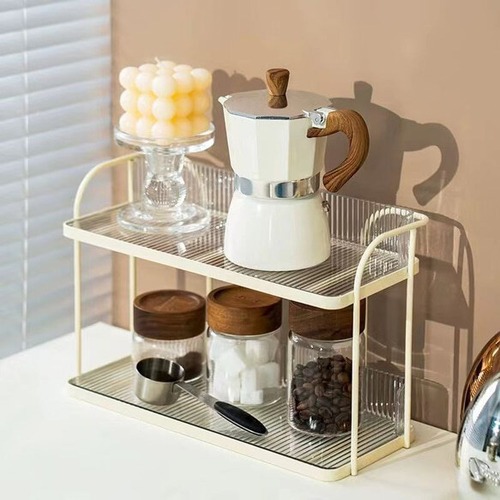 小物 収納 ラック 化粧品収納 ２段 収納棚 メイクアップオーガナイザー アクセサリー 玄関 おしゃれ 北欧