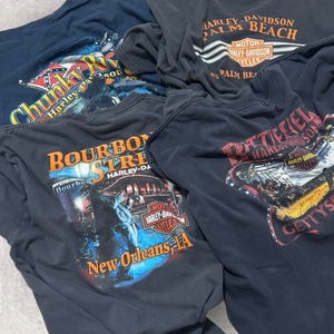 "00's Harley-Davidson" t-shirt set of 4