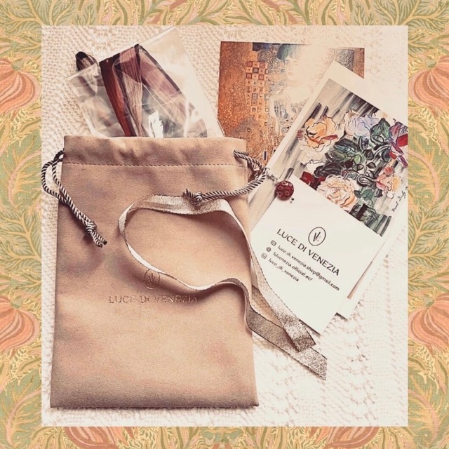 柿色クリムトネックレス