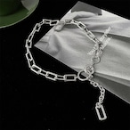 chain choker necklace / l0072