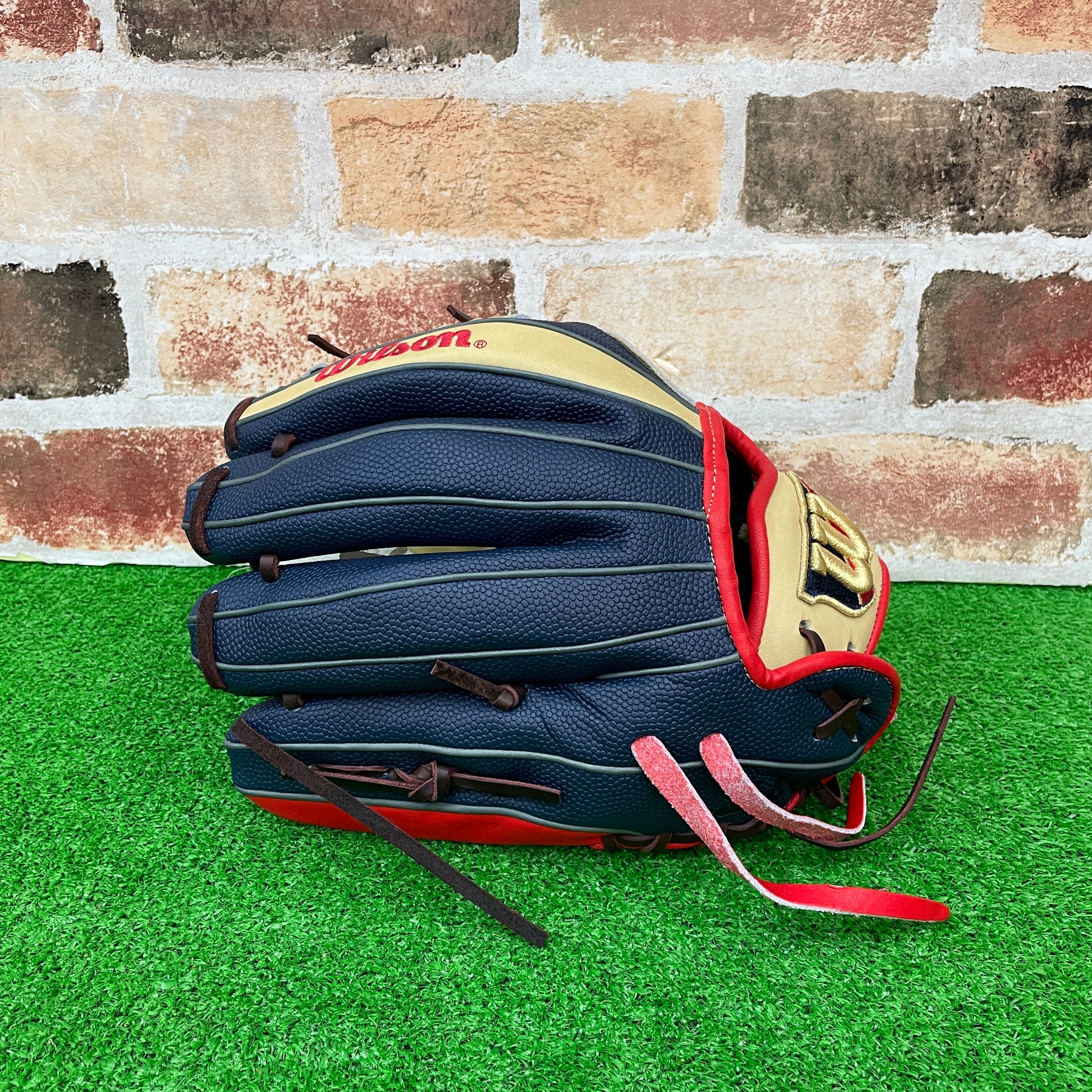 Wilson Queen 軟式用 グローブ レッド×ネイビー 2025年モデル】Wilson ウイルソン ソフト用グラブ WILSON QUEEN DUAL