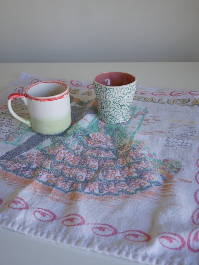70s-80s Spanish Souvenir Kitchen Towel "Callos a la Andaluza"