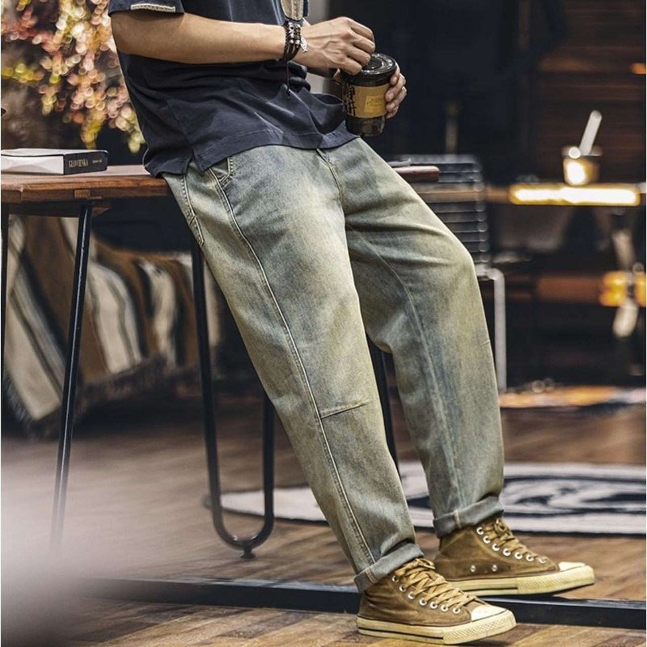 ヴィンテージ ルーズテーパードデニム 10152