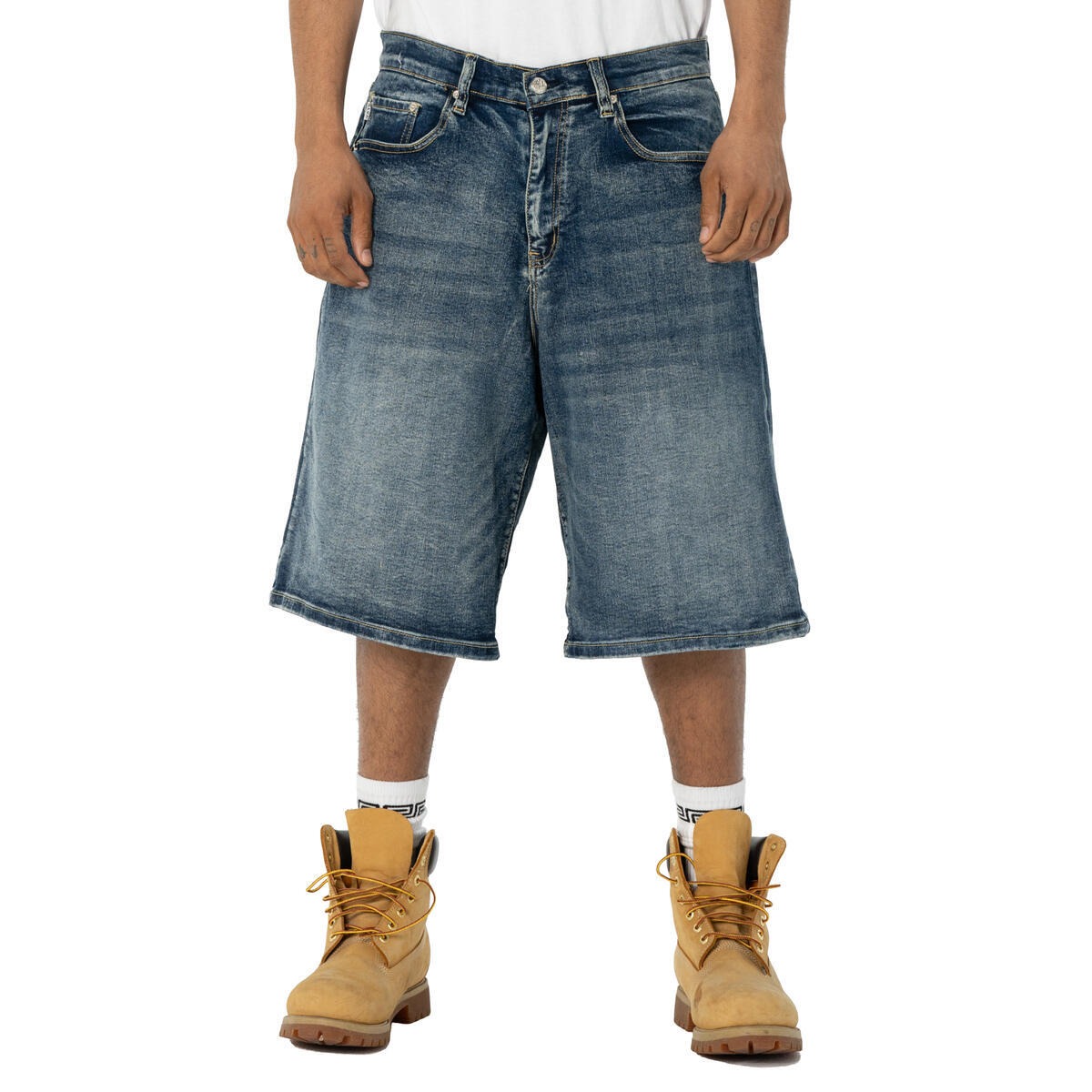 Denim Pro Pro Club Denim Short - Baggy - Dark Stonewash | ELITE