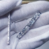 [手彫り]ハワイアンロングピアス(ヘリテージ/SILVER925)