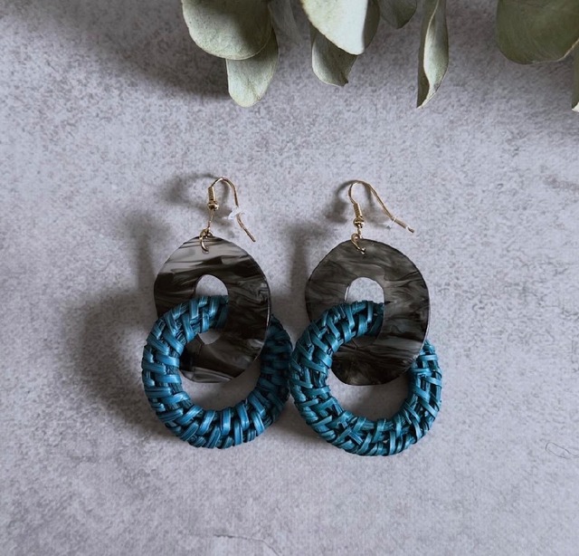 [予約販売] charmaer チャーマーピアス　マーブルラタンピアス　236609 (5/末入荷予定)