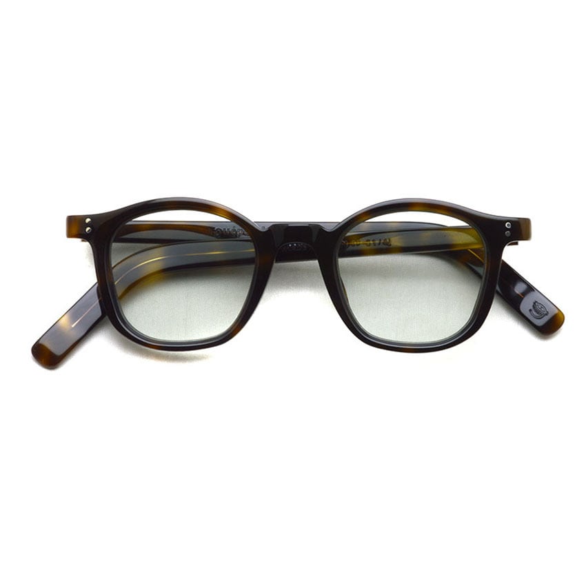 guepard / gp-01 / ecaille jaune - Light Green Flat lenses べっこう