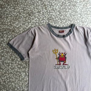 NHS / 90’s usa製 CREATURE ringer Tee size M