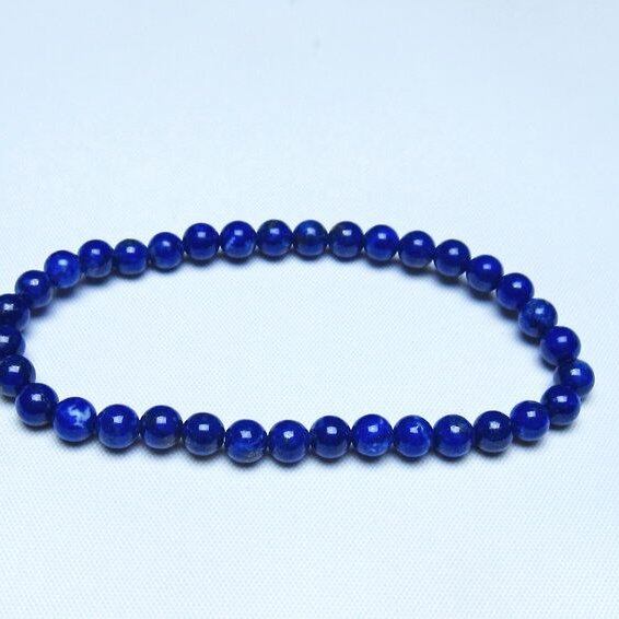 ラピスラズリ ブレスレット 5mm 一点物 メール便可 [M便 1/10] 111-48507