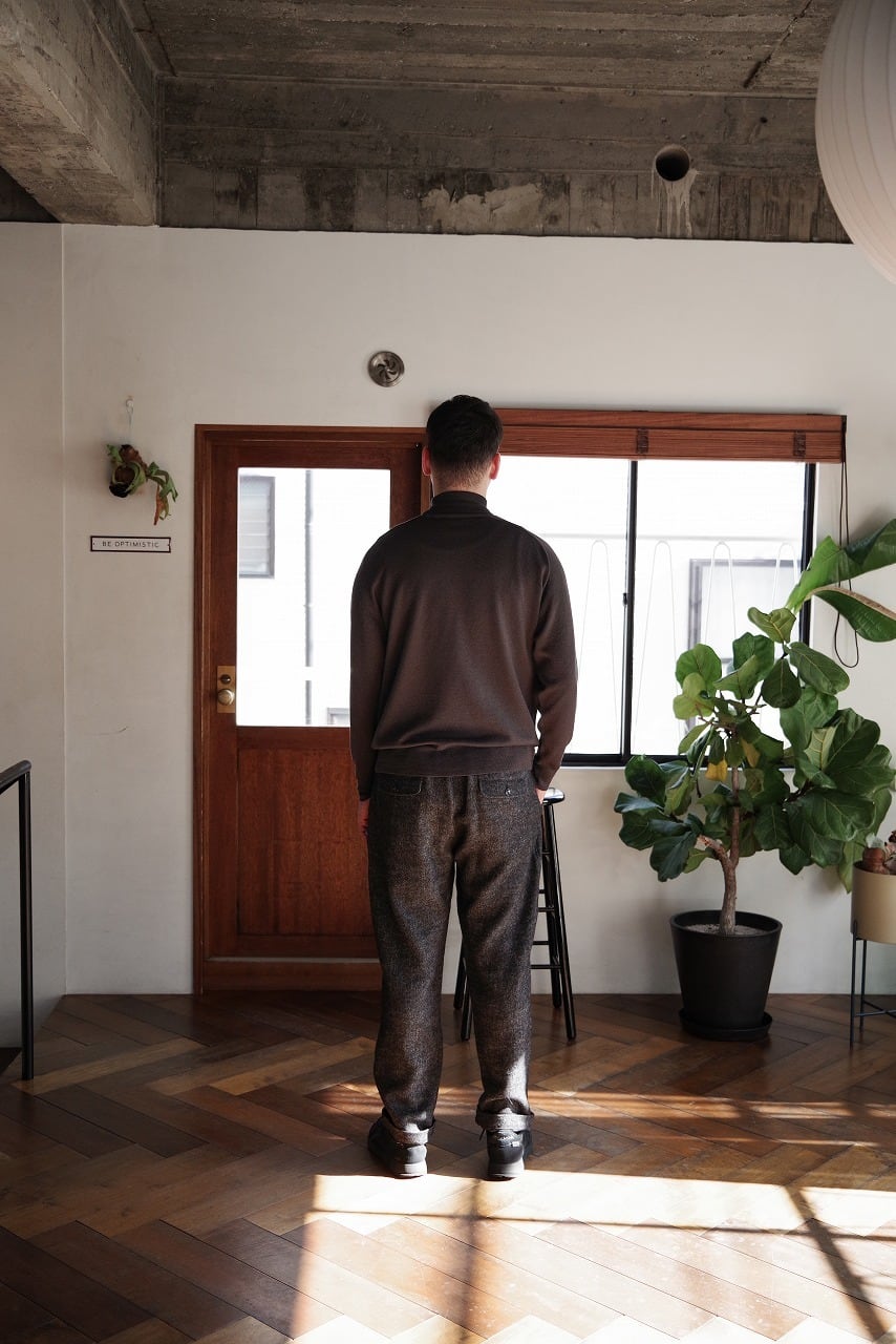 Wool Linen Tweed Trousers