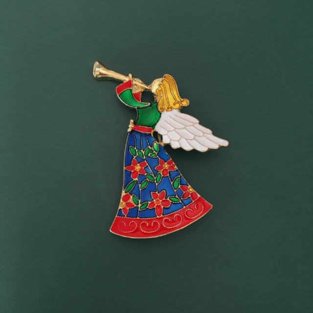 【11pattern】レトロなビジューブローチ《Z00976》