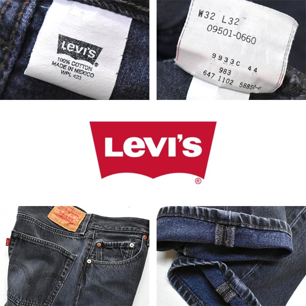 90s LEVI’S リーバイス アメカジ 501 32×32 ブラック