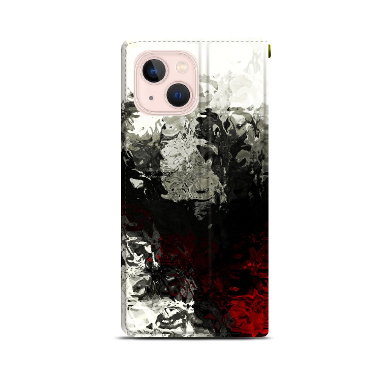 丙夜光闇 - 和風 帯無 手帳型iPhoneケース【22SS】
