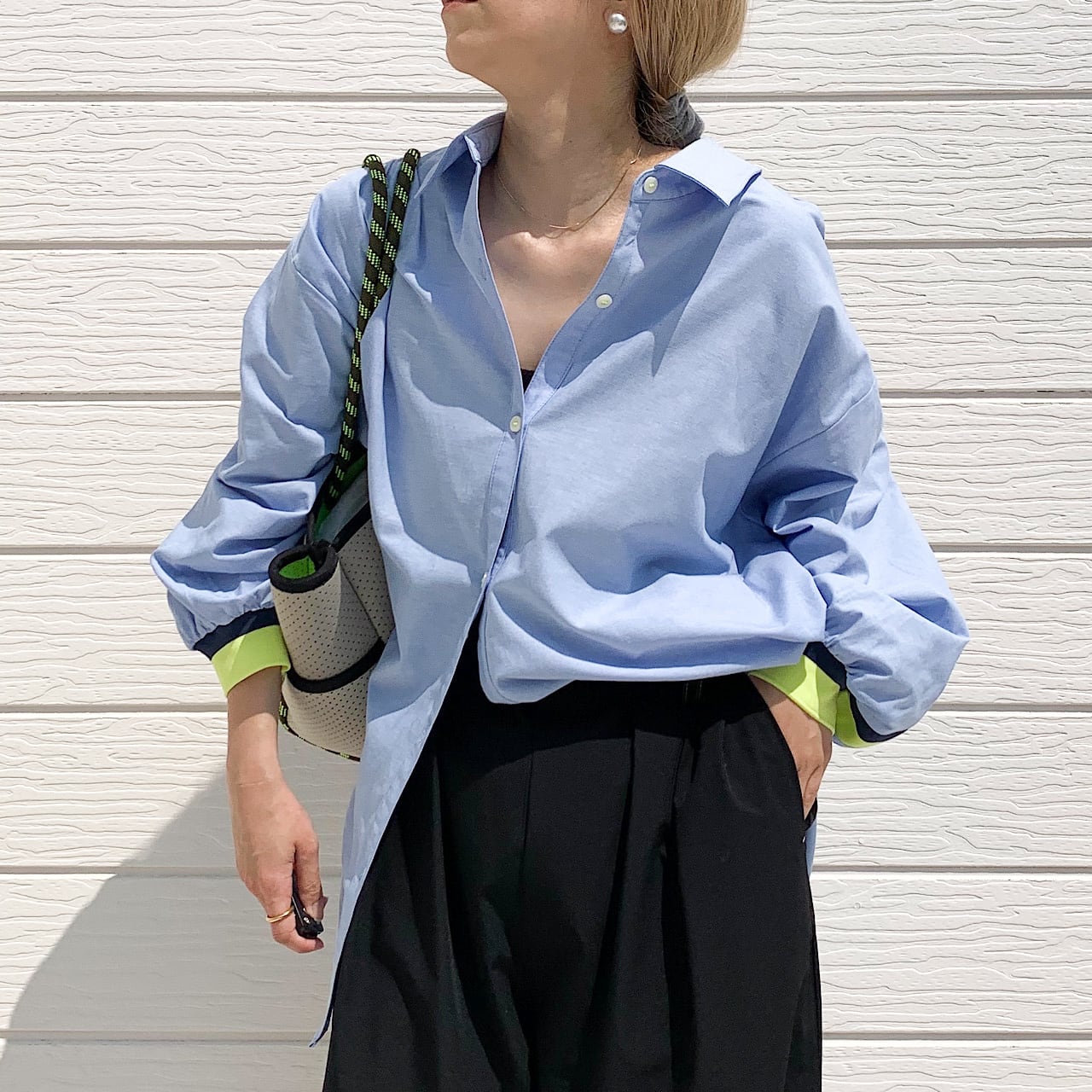 WEB限定追加】ヨークリブドッキングシャツ | Q♡