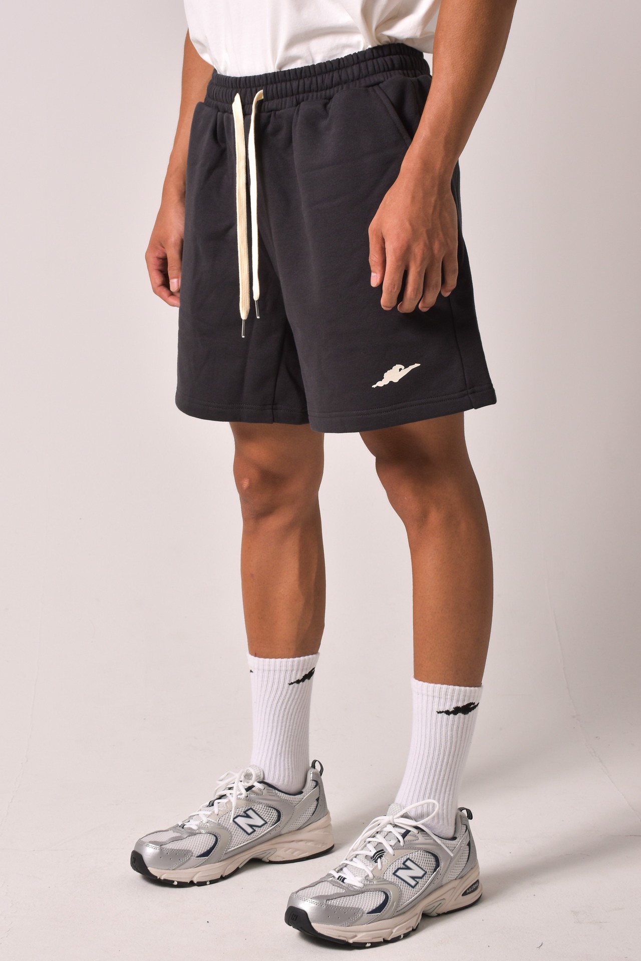 スウェットショーツ　ブラック