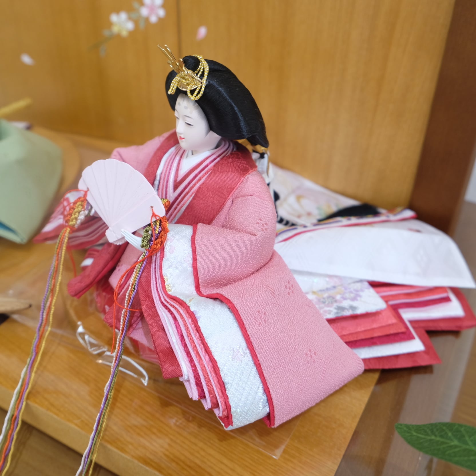 平飾り | 草木染 親王飾りはなもも | おしゃれ かわいい 木目調 | ＜No