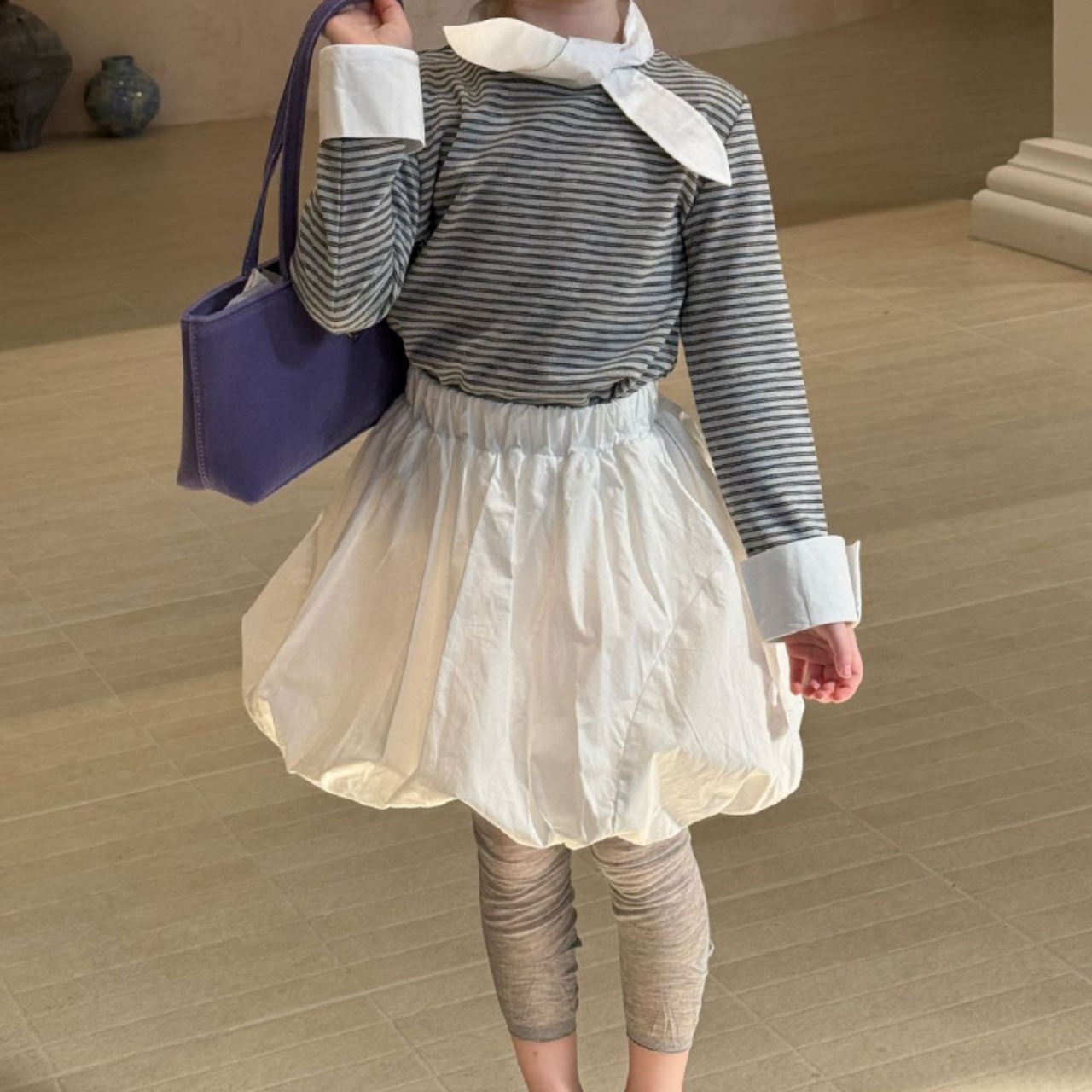 春ネッカチーフ付きトップスORスカート