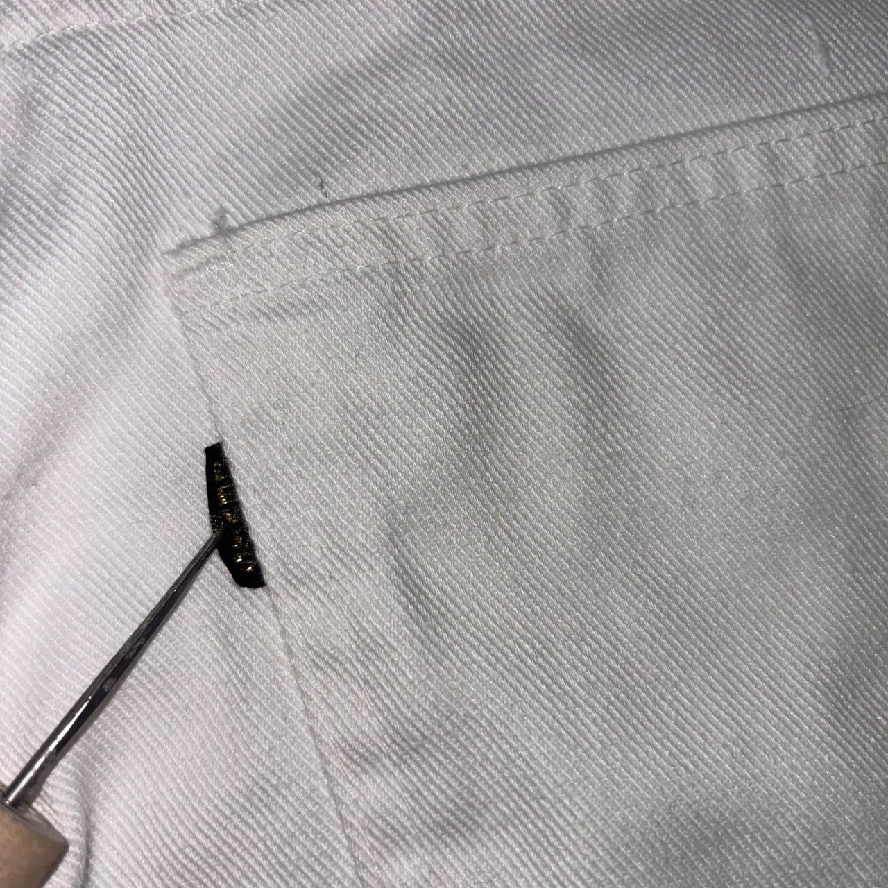 vintage ~1970’s LEVI’S 646 STA-PREST white pants