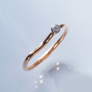 M JEWELRY K18PG/Pt900 ダイヤ リング