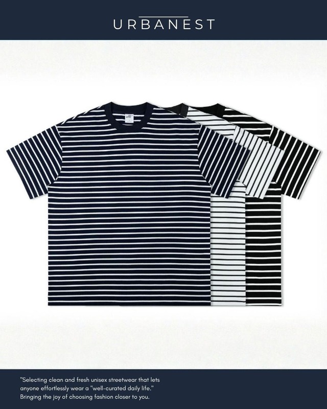 【URBANEST】【1着¥4990】【お得なSET商品】クルーネックボーダーTシャツ 3color UN0069