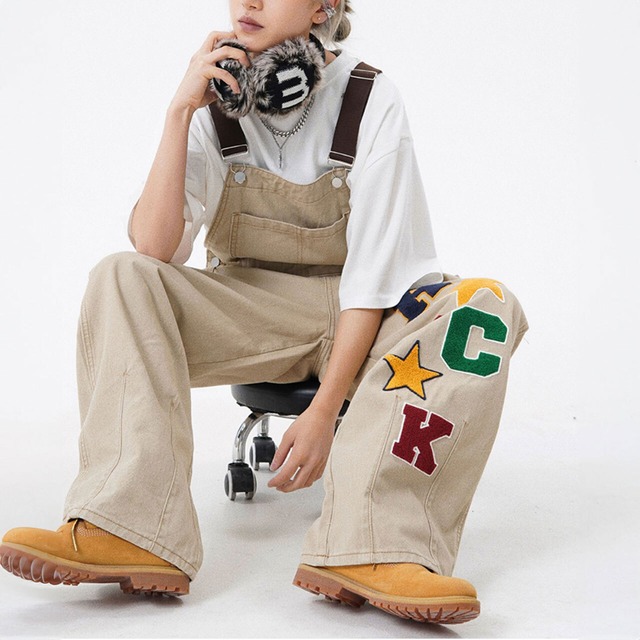 ロゴワッペンペインターオーバーオール 2col   R00125