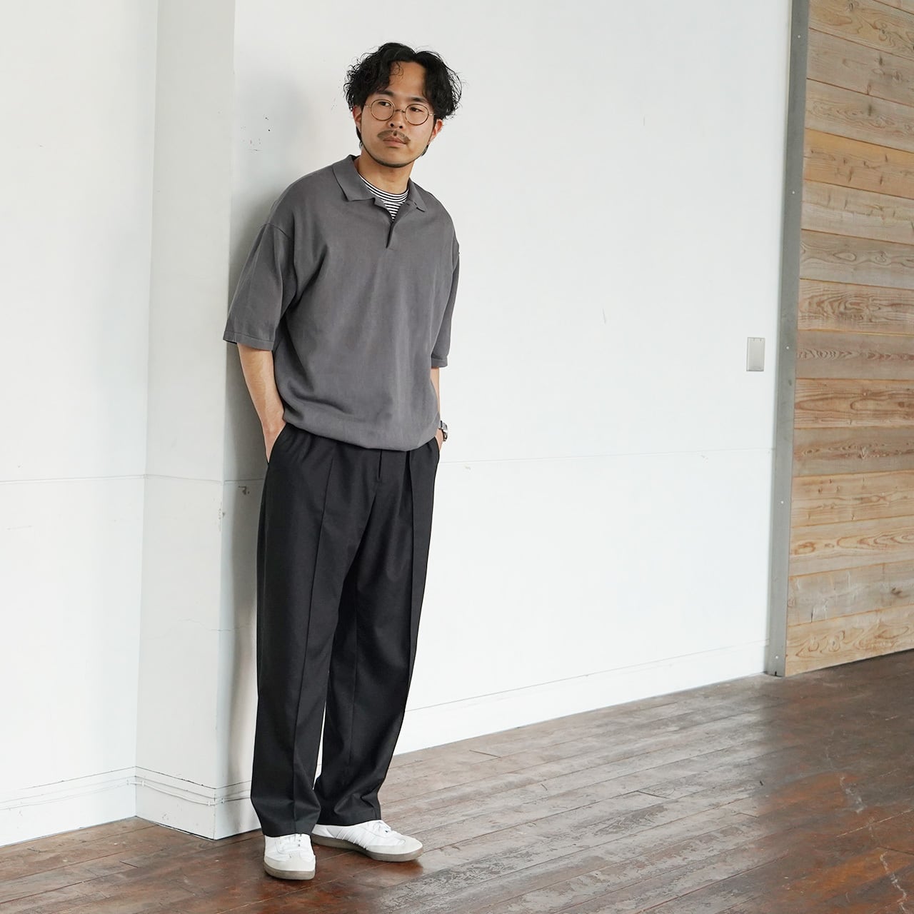 春夏ver/ワイド】たった1枚で大人の好印象コーデに様変わりする「尾州