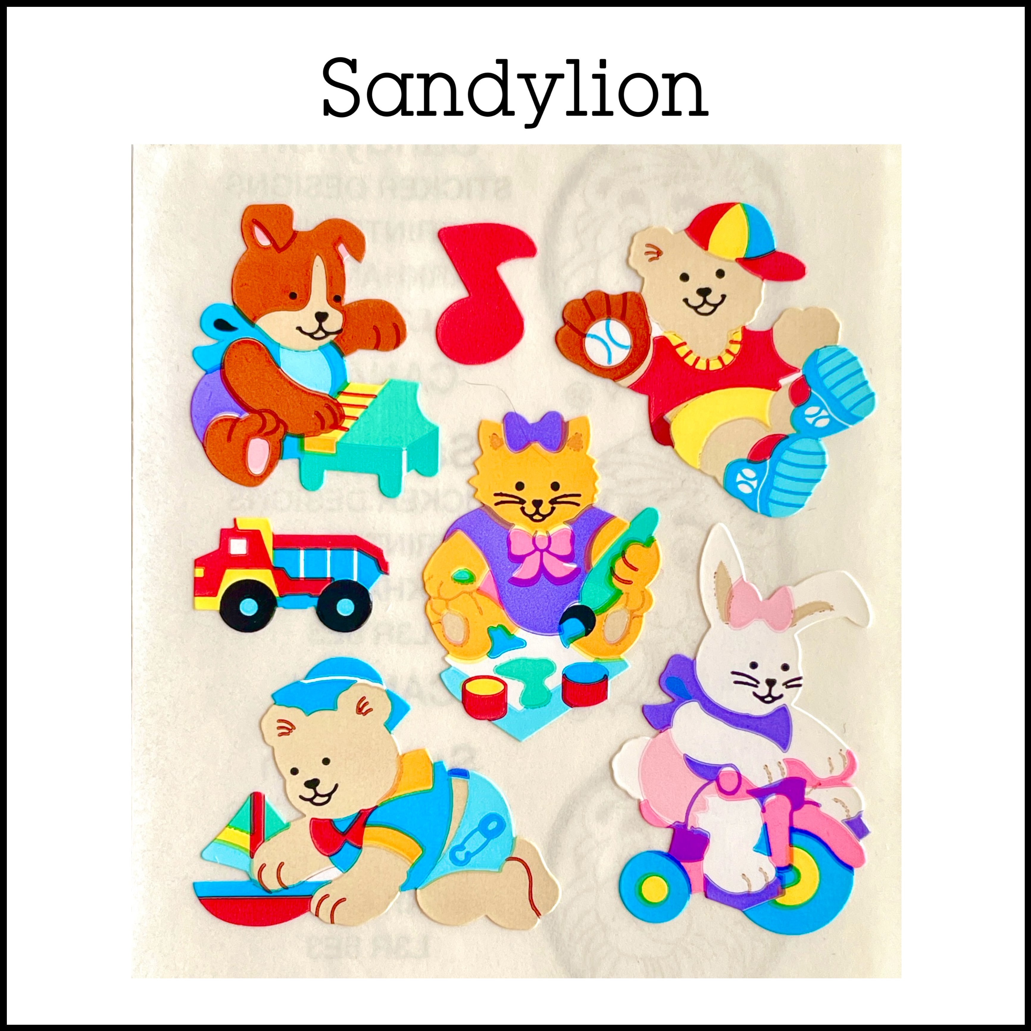 Sandylion 動物の遊ぶ子供達・Kids animals playing サンディ