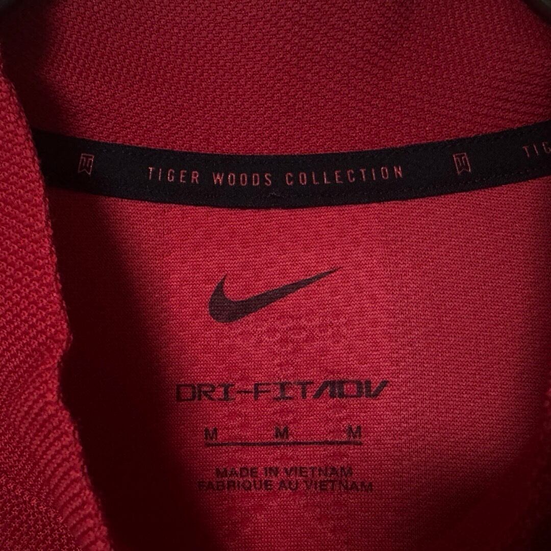NIKE ナイキ TW タイガーウッズコレクション ロゴ モックネックシャツ M メンズ】NIKE ナイキ TW タイガーウッズコレクション ロゴ モック