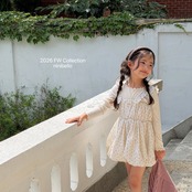 韓国子供服 / ninibello / Picnic Balloon Dress / ワンピース *XS~XXL*
