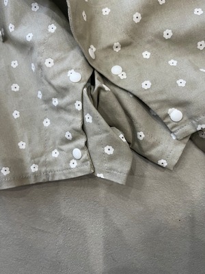 オリジナル甚平ロンパース ベビー用甚平 80cm グレージュ