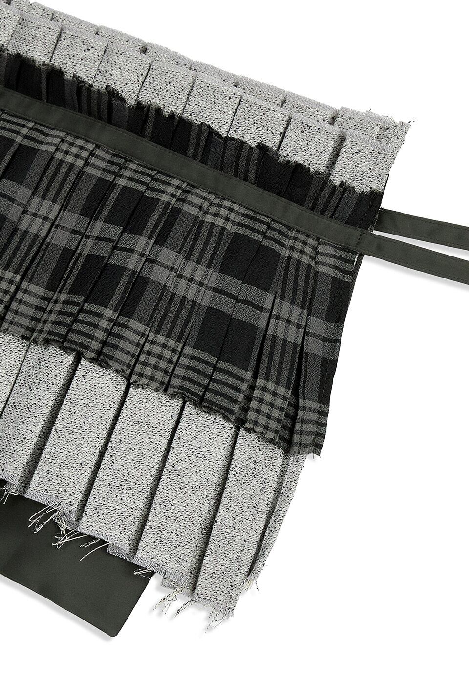 OPEN YY] PLEATS LAYERED POCKET BELT, KHAKI 正規品 韓国ブランド